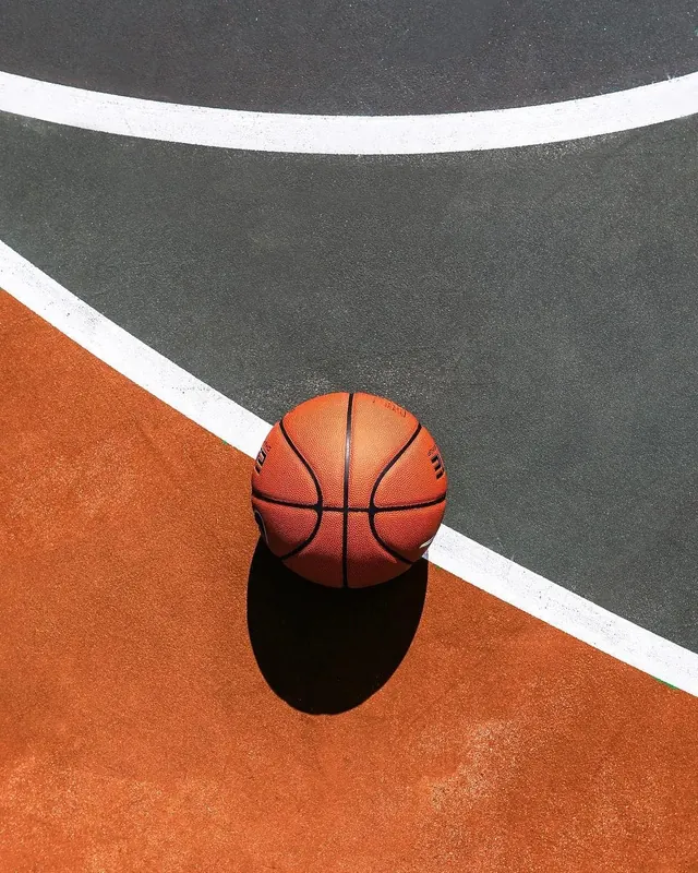 Basketball Court Top-Down View