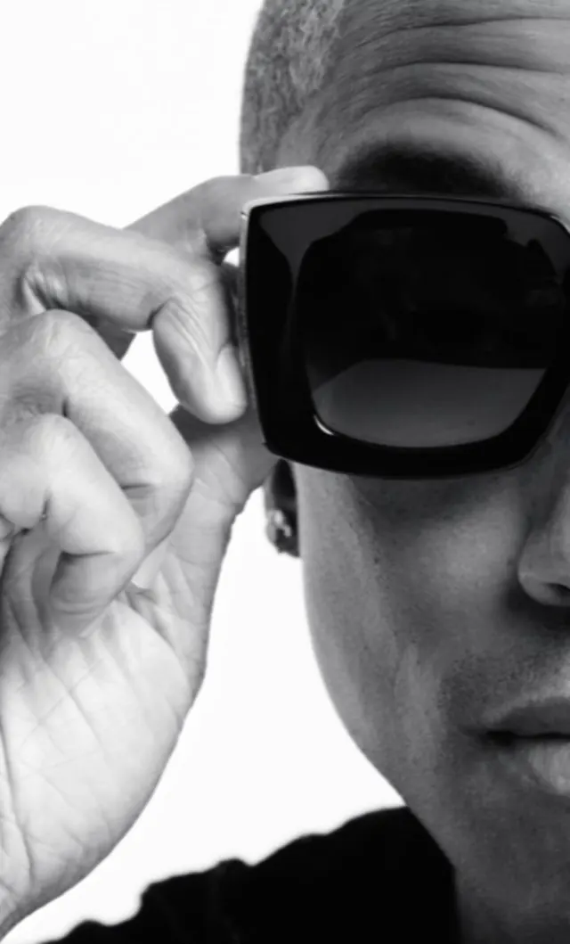 Black and White Portrait with Sunglasses