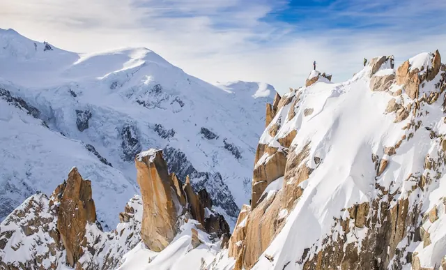 Snowy Mountain Landscape