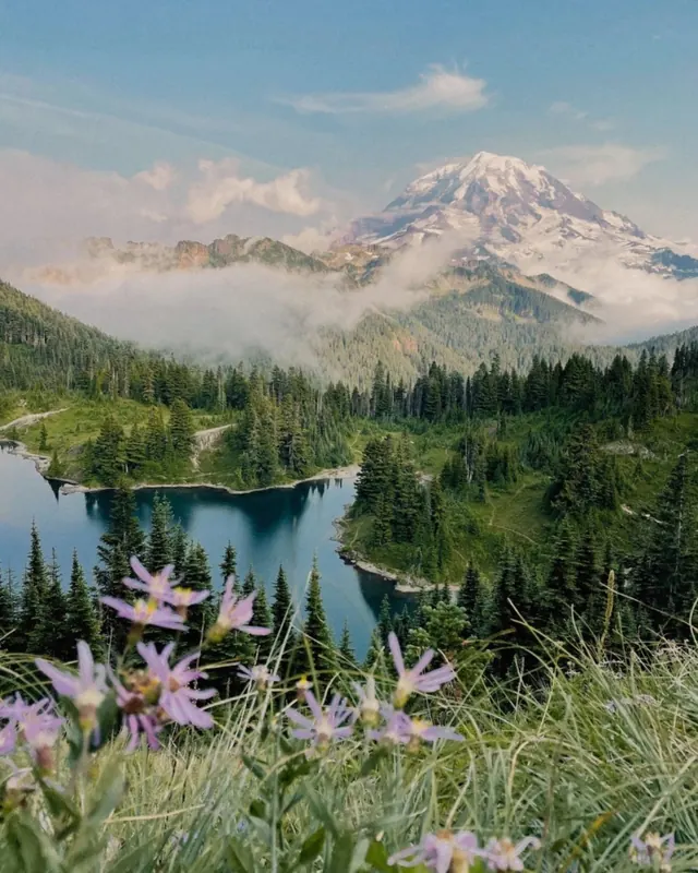 Mountain Lake Landscape