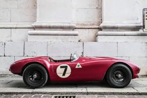 Vintage Racing Car Profile