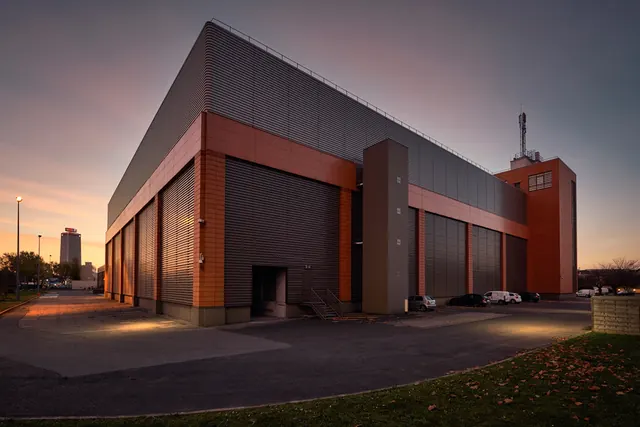Modern Industrial Building Exterior