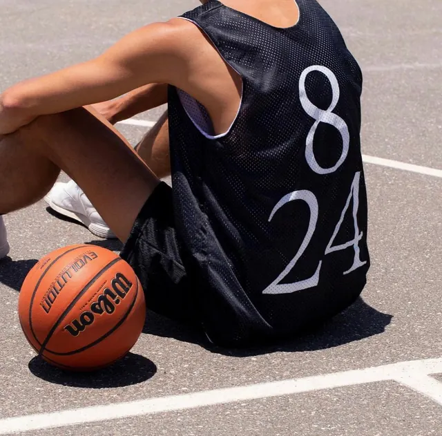Basketball Player on Court