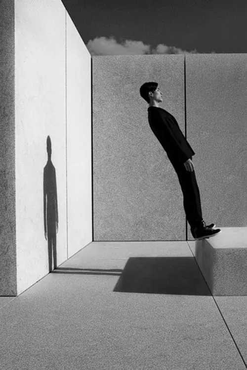 Minimalist Architectural Shadow Study