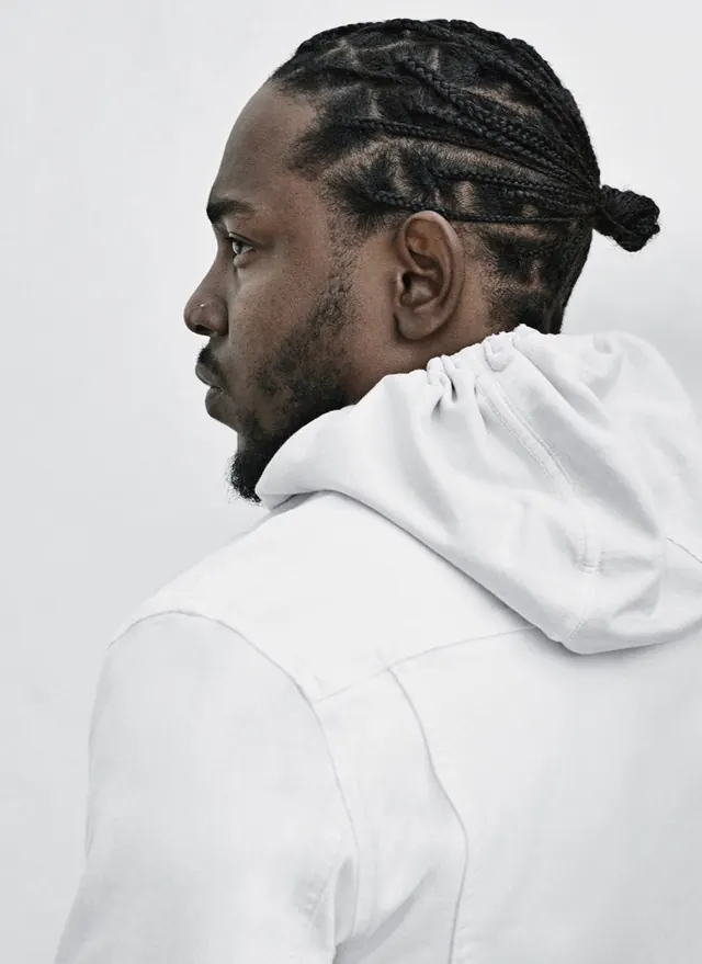 Portrait of a man in a white hoodie