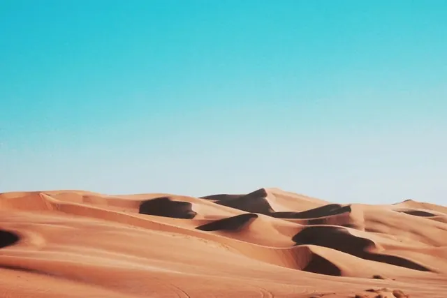 Desert Sand Dunes Landscape