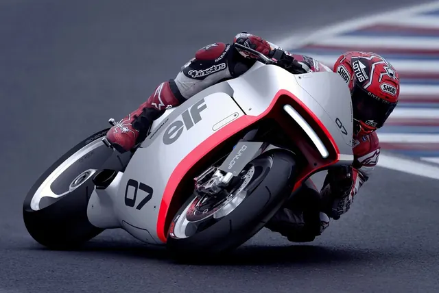 Motorcycle Racing Action Shot
