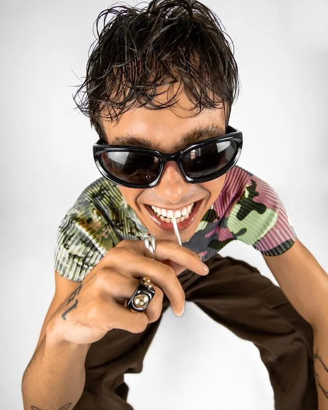 Stylized Portrait with Sunglasses