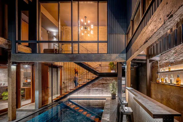 Modern Interior Architecture with Pool