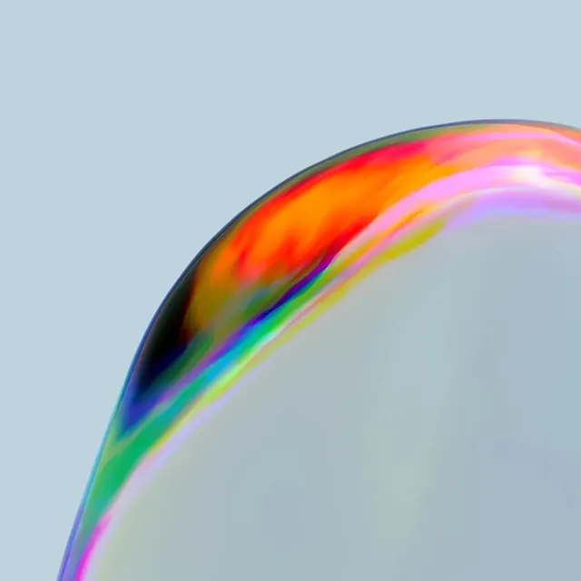 Iridescent Bubble Close-up