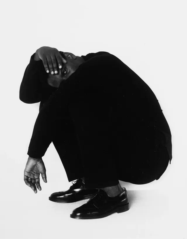 Person in Black Attire