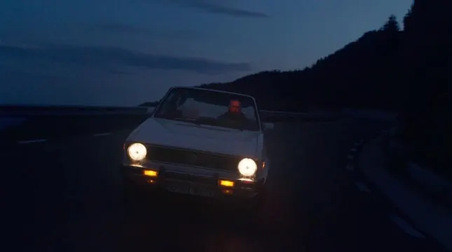 Vintage Car at Night