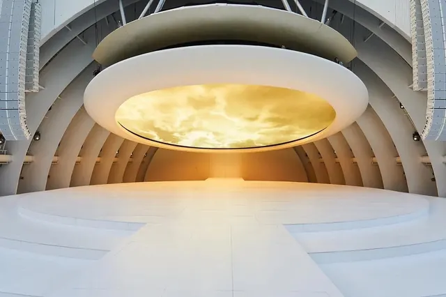 Circular Ceiling Light Installation