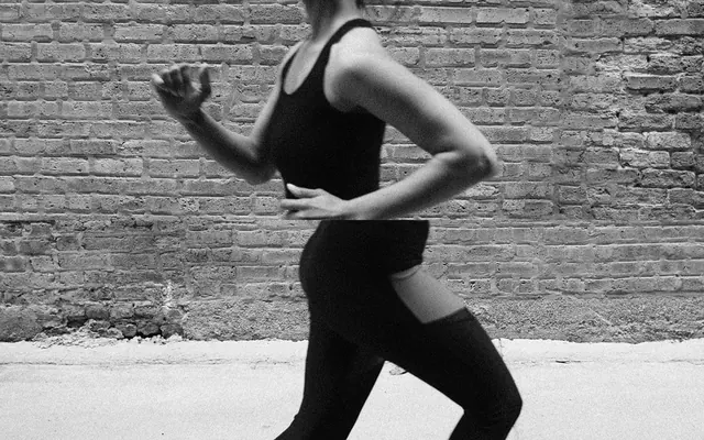 Monochrome Runner Portrait