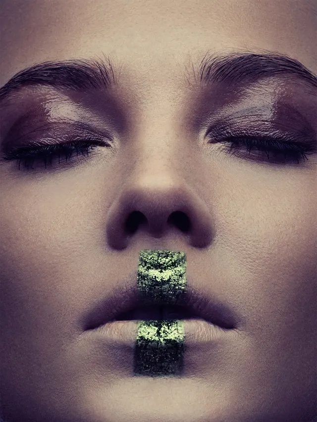 Close-up Portrait with Jewelry