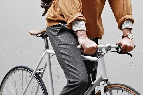 Person with Bicycle