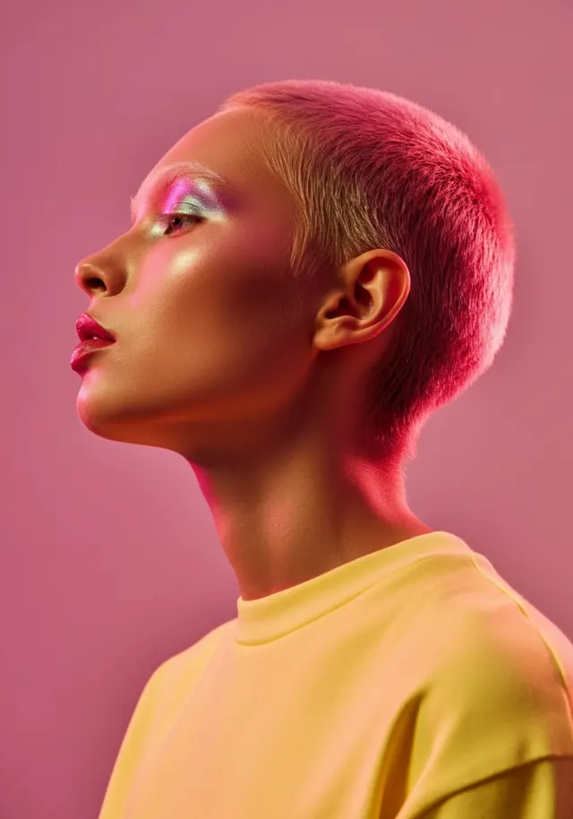 Pink Toned Portrait