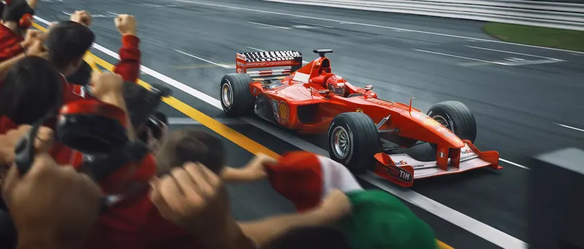 Formula 1 Racing Scene