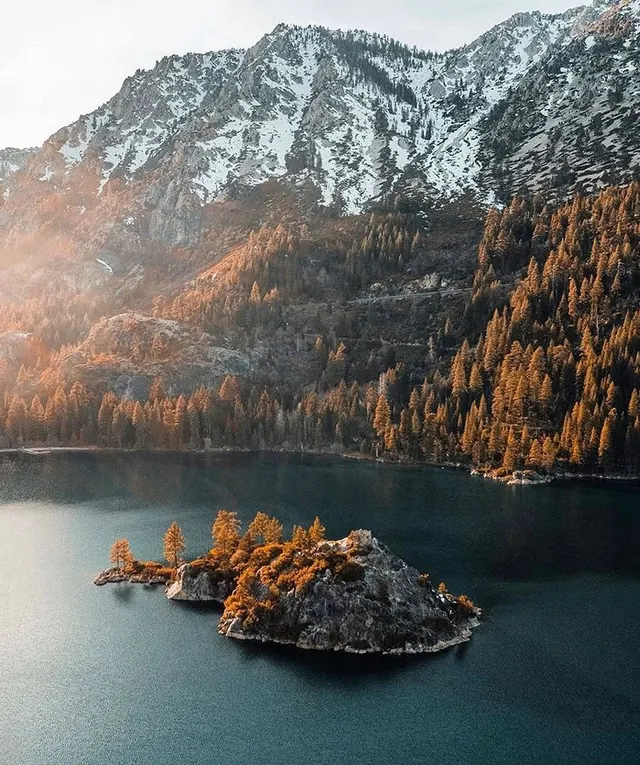 Mountain Lake Landscape