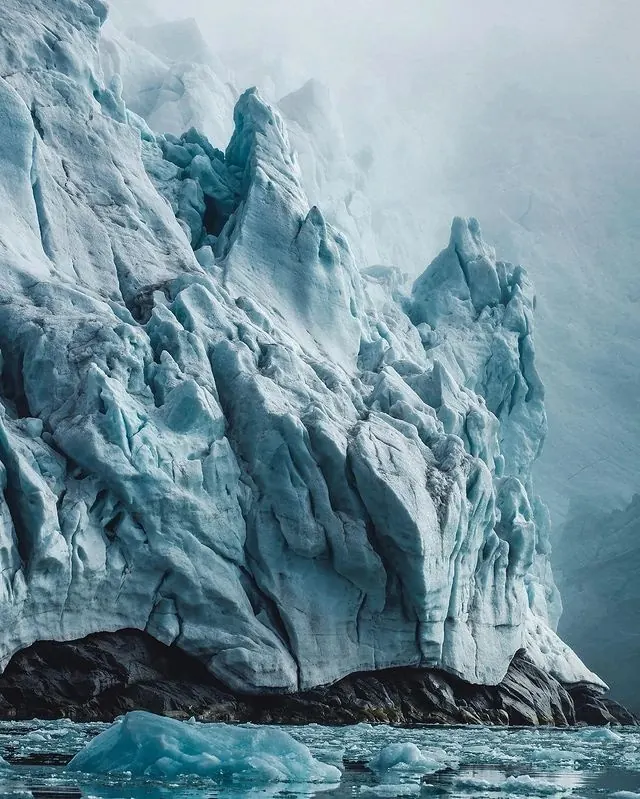 Glacier and Iceberg Landscape