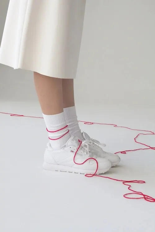 Red Line Sneaker Detail