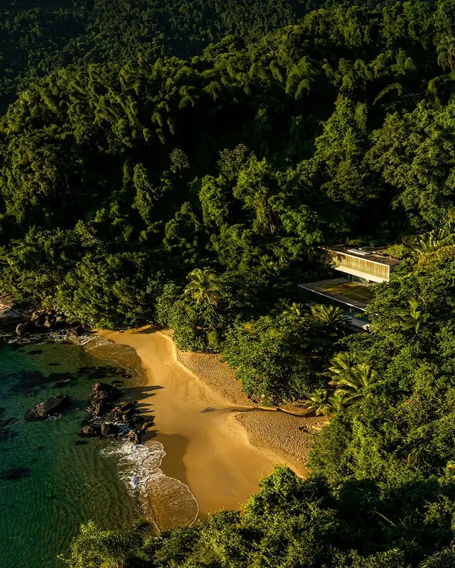 Tropical Beach Aerial View