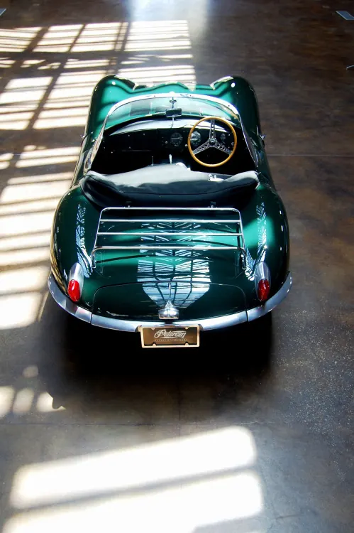 Vintage Sports Car Interior and Exterior