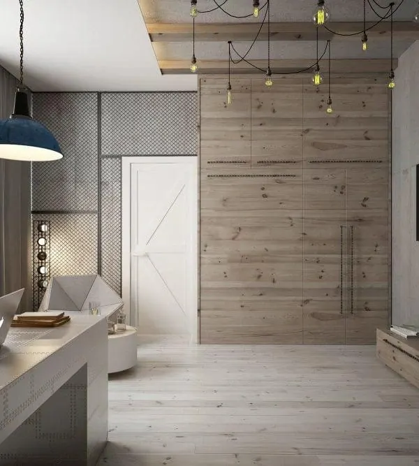 Modern Interior Design with Wood Accents