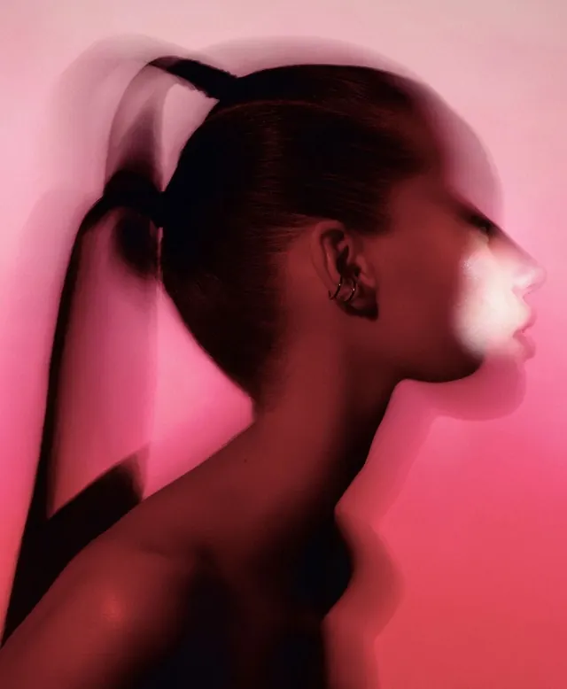 Blurred Portrait in Pink