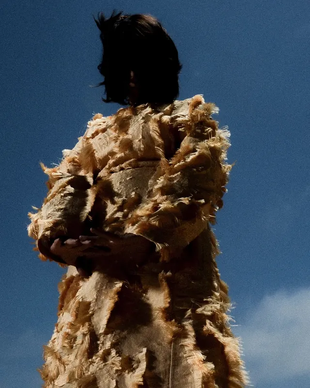 Textured Figure in Sunlight
