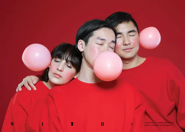 Red Group Portrait