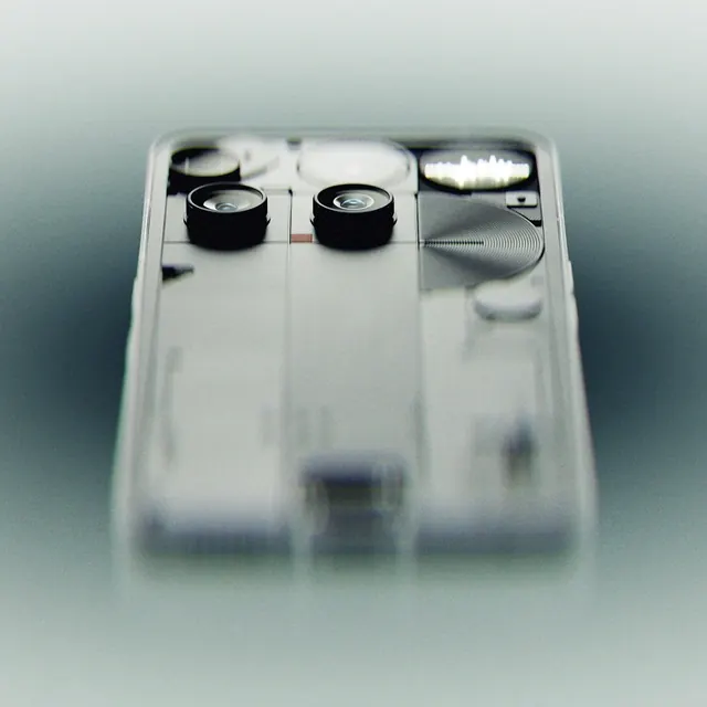Blurred Camera Hardware Close-up