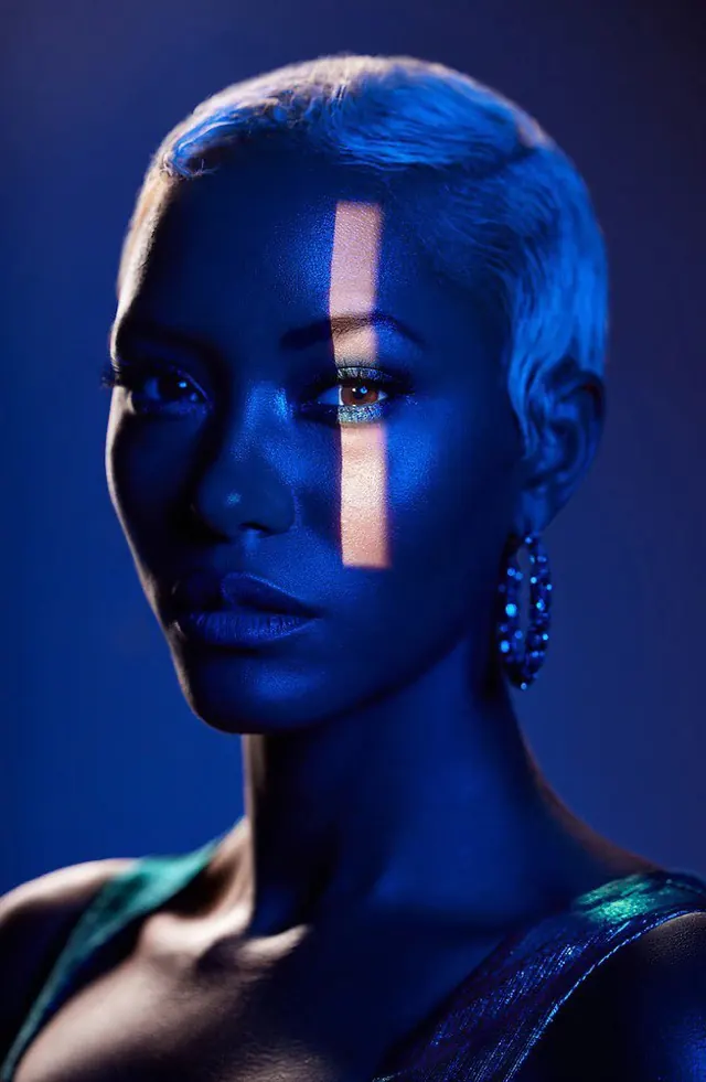 Blue Tonal Portrait