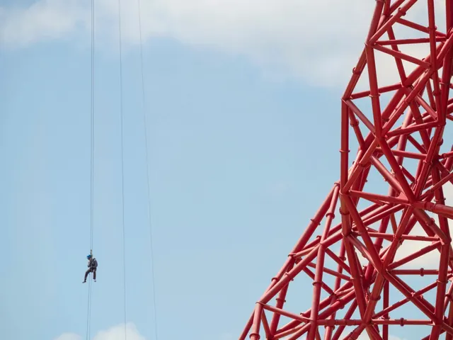 High-Altitude Construction Worker