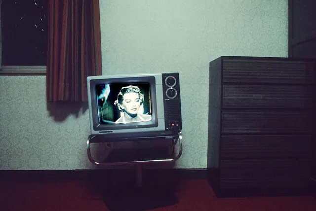 Retro Television with Portrait
