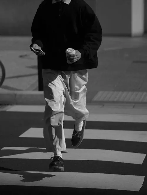 Person Crossing Street