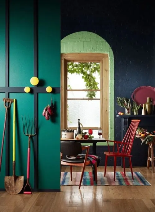 Eclectic Interior Scene
