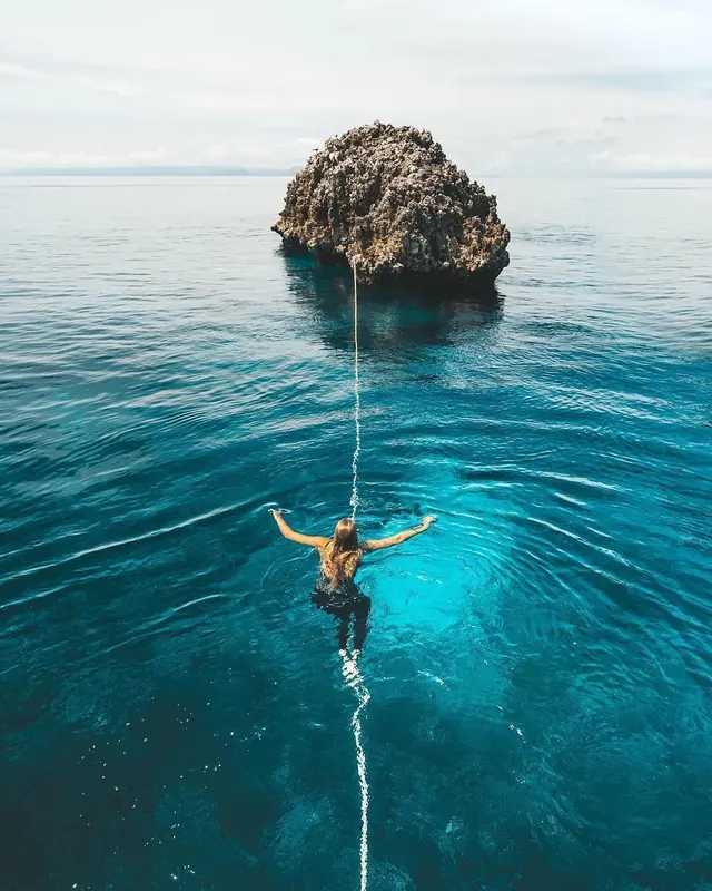 Swimmer in Open Water