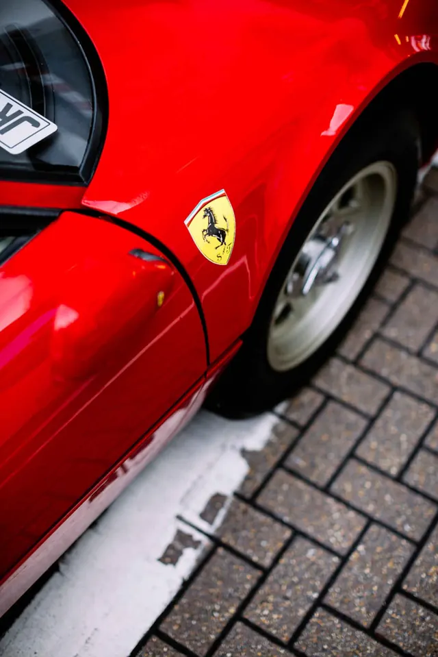 Red Sports Car Detail