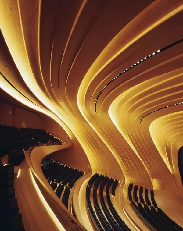 Curved Architectural Interior