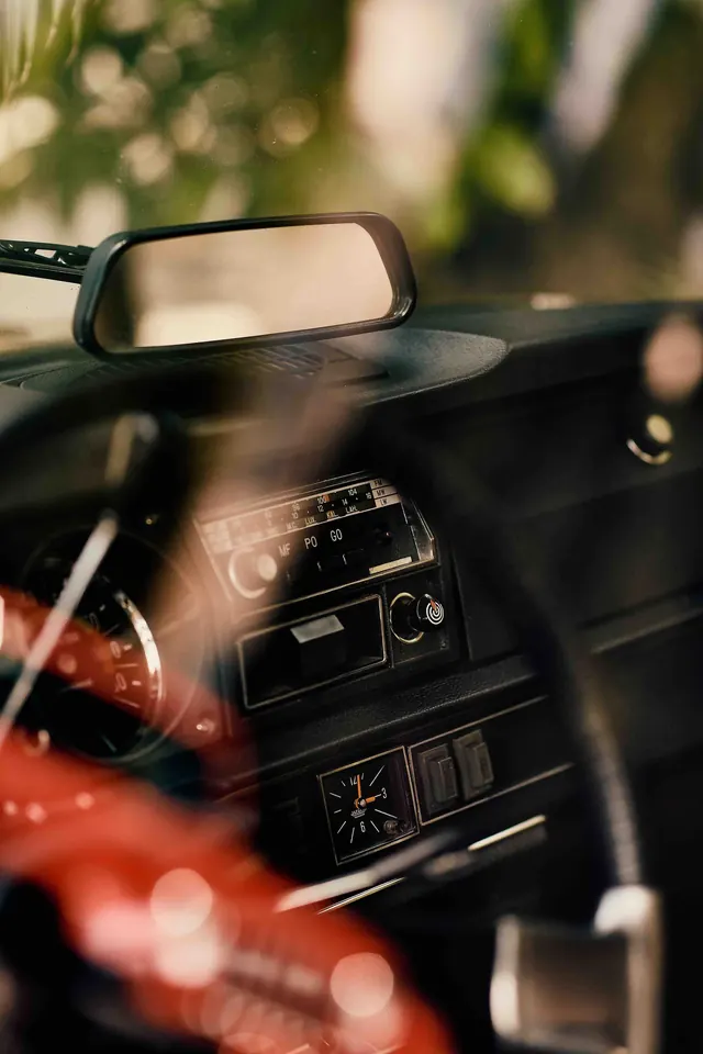 Car Interior Dashboard Detail