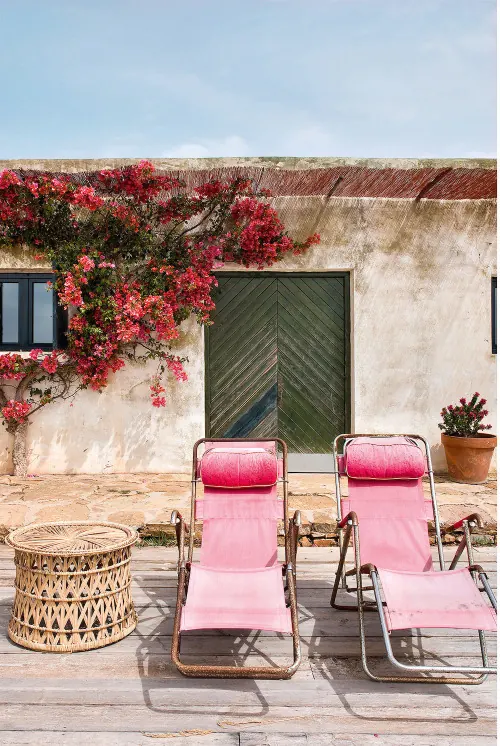 Outdoor Patio Furniture Scene