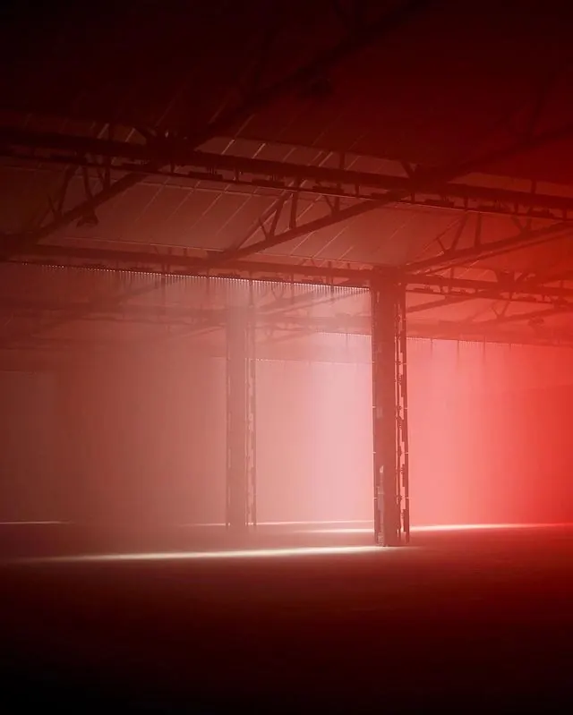 Red Industrial Interior