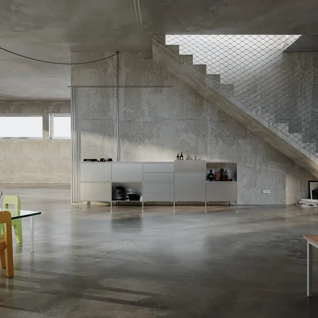 Industrial Interior Space