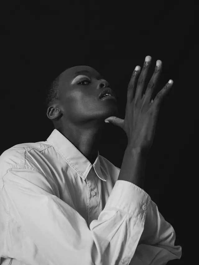 Monochrome Portrait of a Person