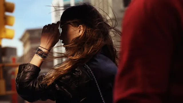 Candid Portrait of a Woman in Profile