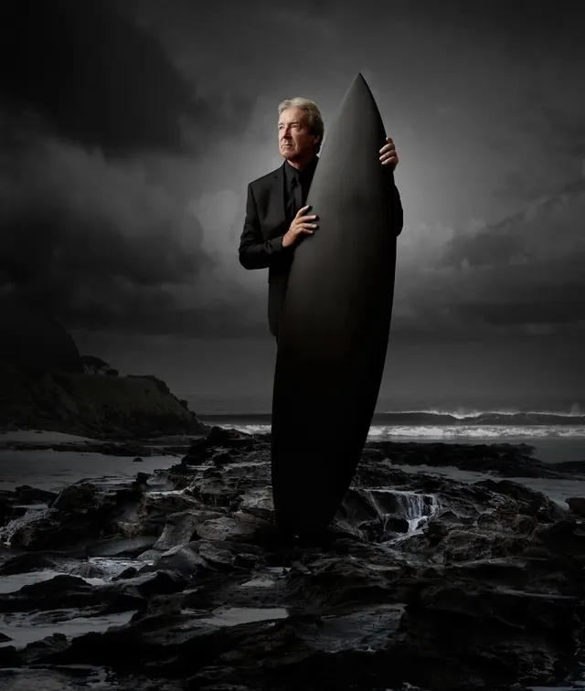 Man with Large Bean-Shaped Object