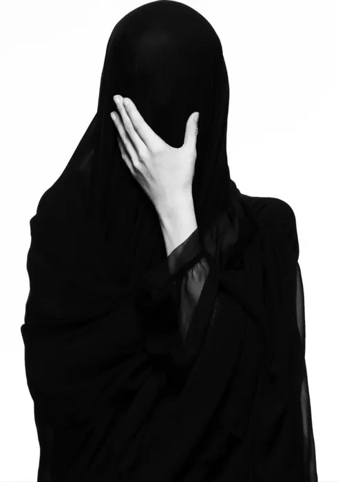 Veiled Figure Portrait