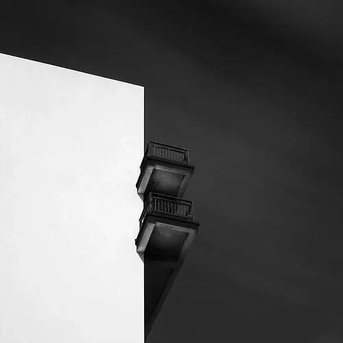 Monochrome Architectural Perspective