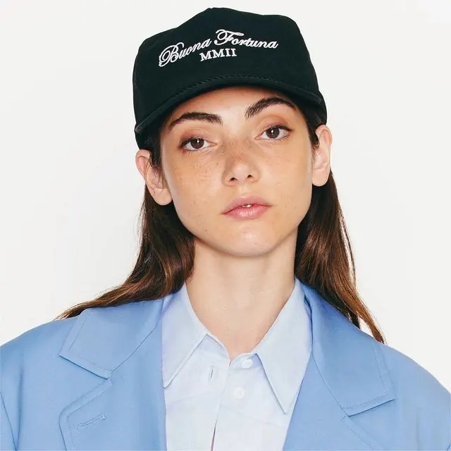 Portrait of a woman in a baseball cap